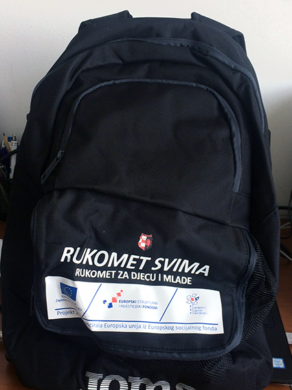 Podijeljeni ruksaci u sklopu projekta „Rukomet svima”